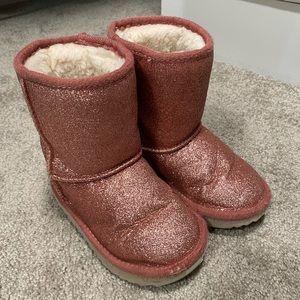 Sparkly Pink Toddler Ugg Boots